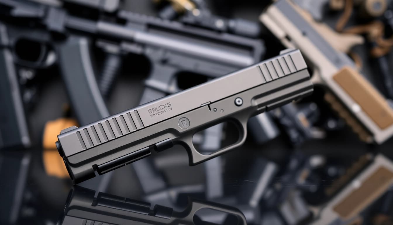 Buy Glock 19 MOS slide with precision design, ideal for upgrading your firearm.