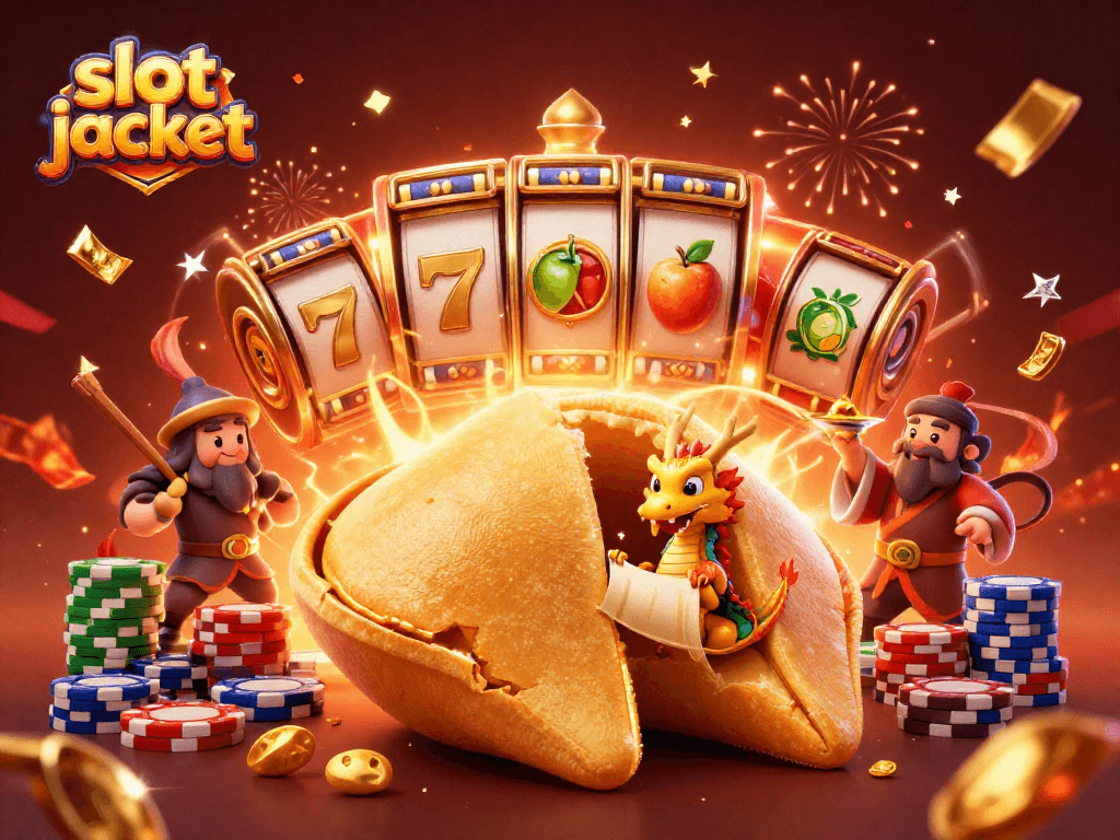 Win incredible slot jackpots with this vibrant 3D illustration featuring dynamic casino elements.