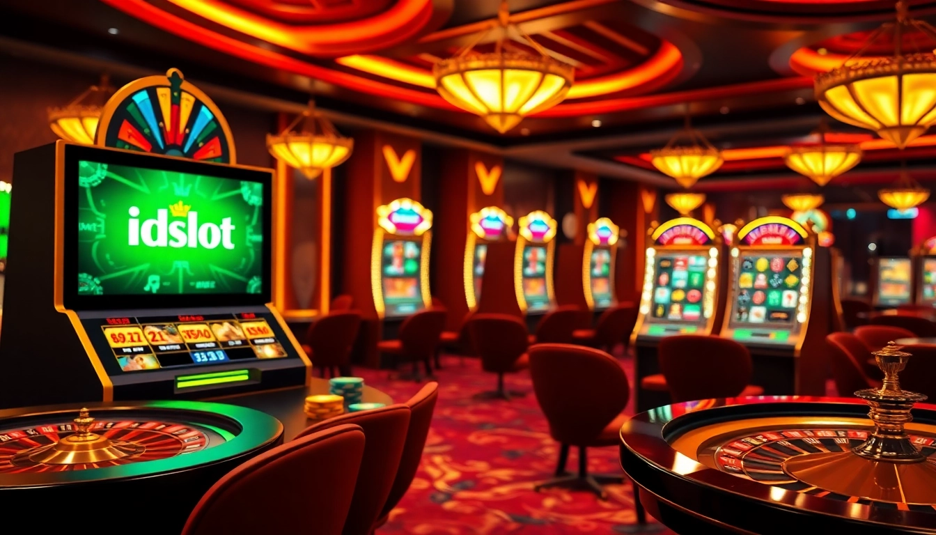 Experience thrilling gameplay at idnslot with exciting slot machines and casino ambiance.