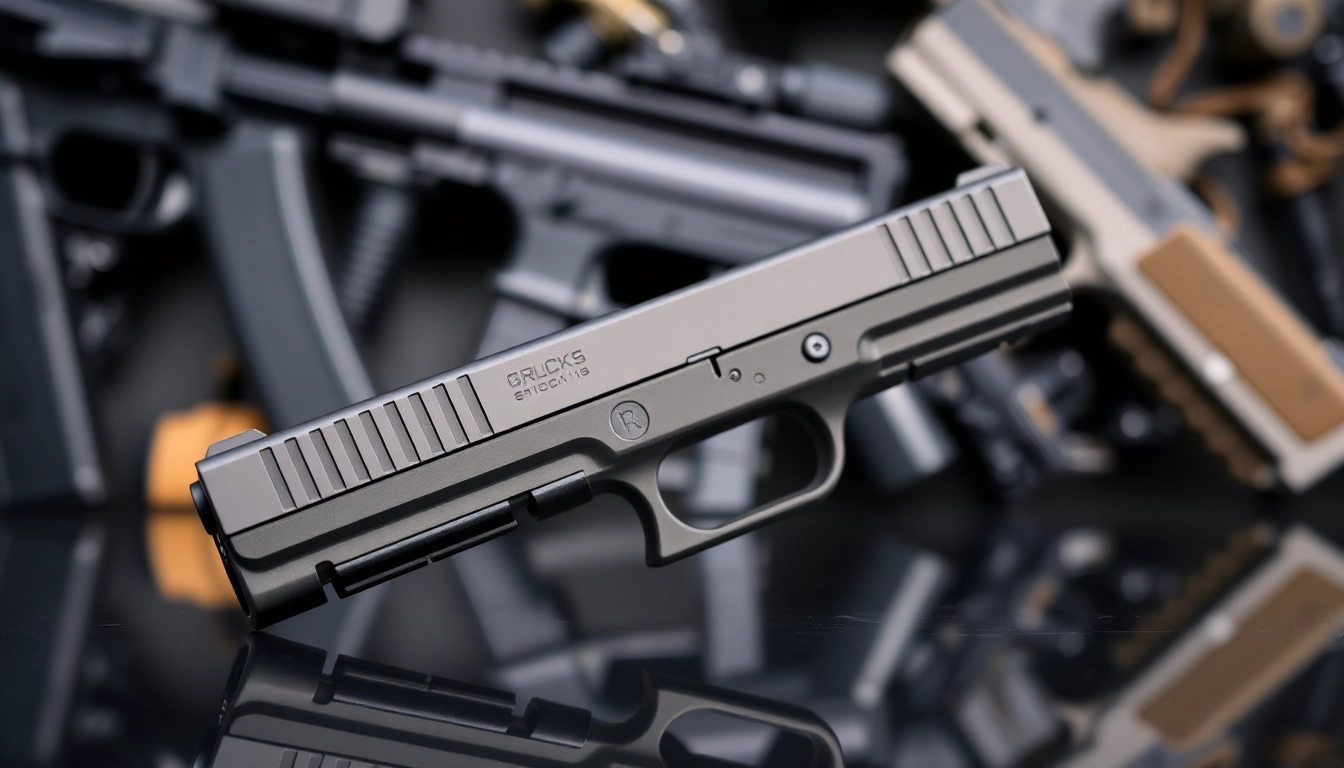 Buy Glock 19 MOS slide with precision design, ideal for upgrading your firearm.