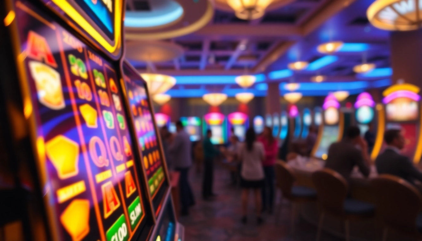 Menang di slot deposit 1000 dengan mesin slot yang menarik dan berwarna cerah.