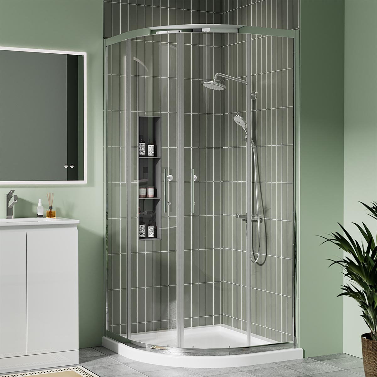 Enhance Your Bathroom Aesthetic with Semi-frameless Shower Screens