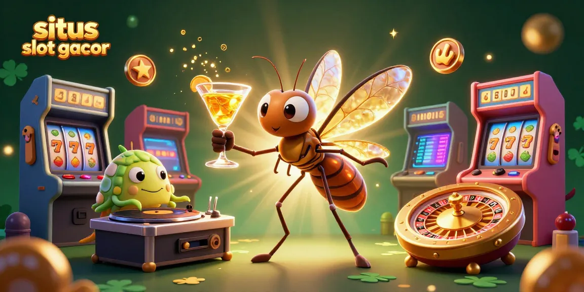 Experience the excitement of situs slot gacor with vibrant casino characters and dynamic gaming elements in action.