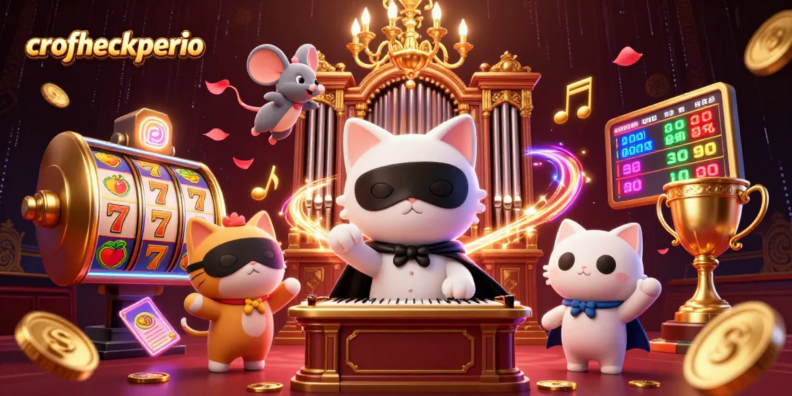 Crofcheckperio menyajikan petualangan slot gacor dengan karakter kucing putih misterius di kasino yang glamor.