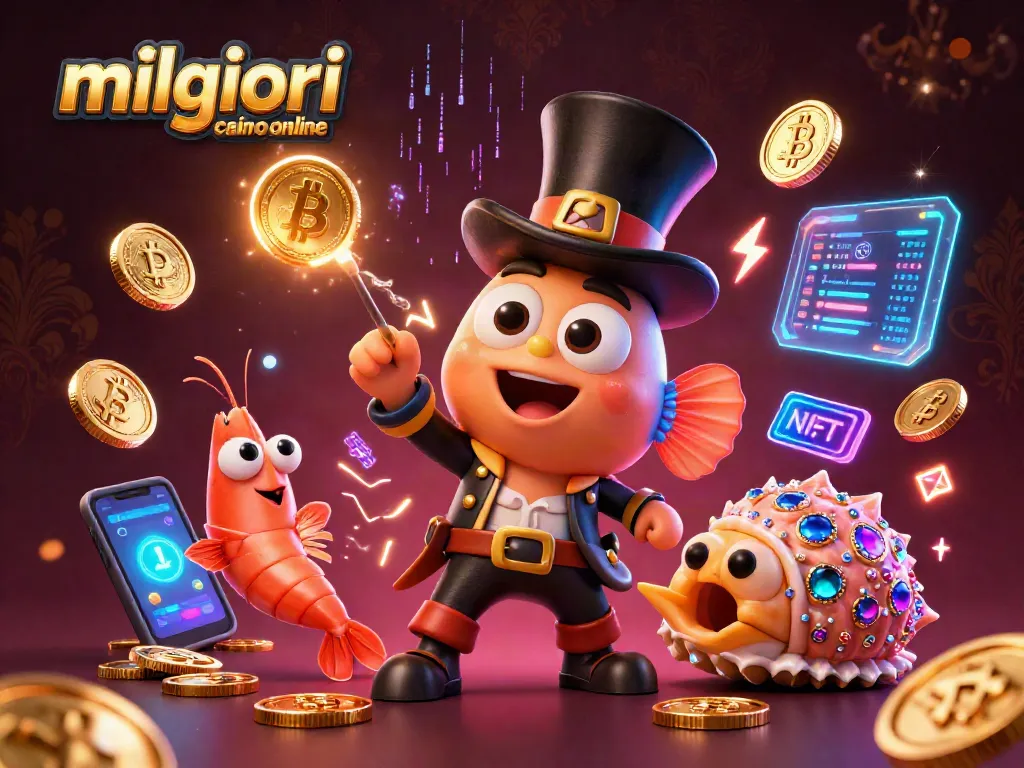 I migliori casino online illuminano l'acqua con un pesce pescatore e monete d'oro, rappresentando un gioco divertente.