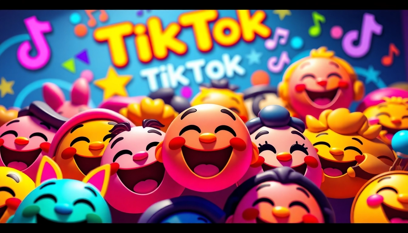 Engage with tiktok emojis in a colorful, lively composition showcasing their charm and significance.
