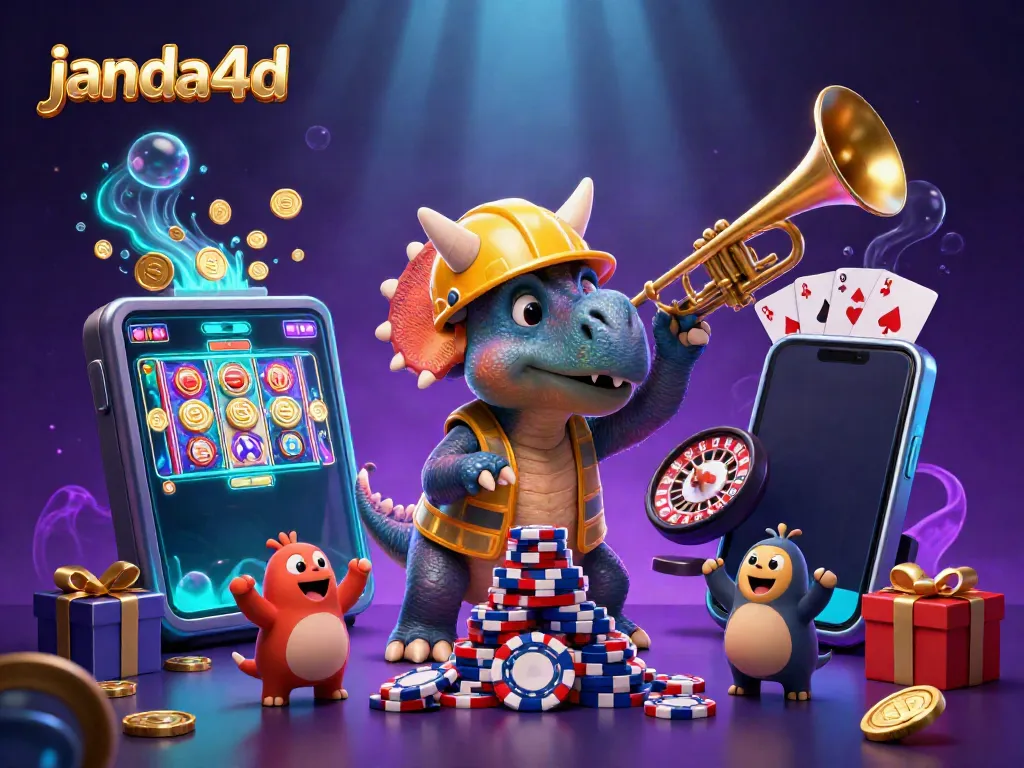 janda4d menghadirkan keseruan permainan slot dengan penggambaran triceratops dan elemen kasino
