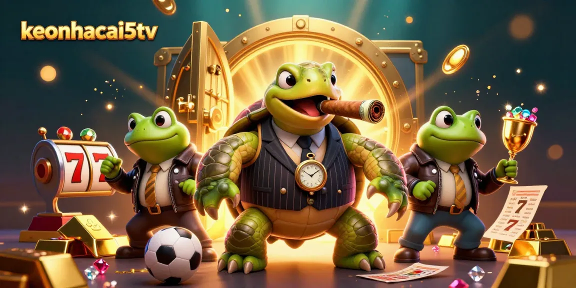 Experience the thrill with keonhacai5tv as the snapping turtle leads the high-stakes betting scene.