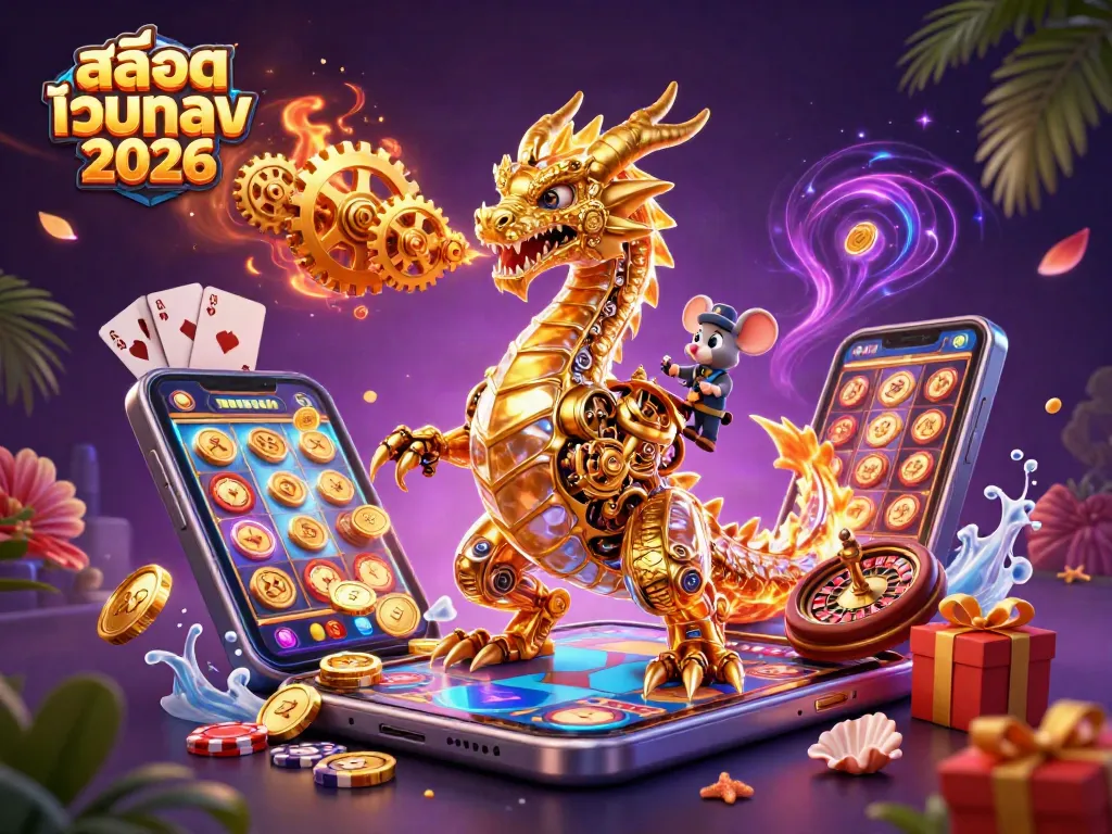 เล่นสล็อตเว็บตรง 2026 กับมังกรทองคำที่น่าสนใจพร้อมเกมสล็อตที่น่าตื่นเต้น