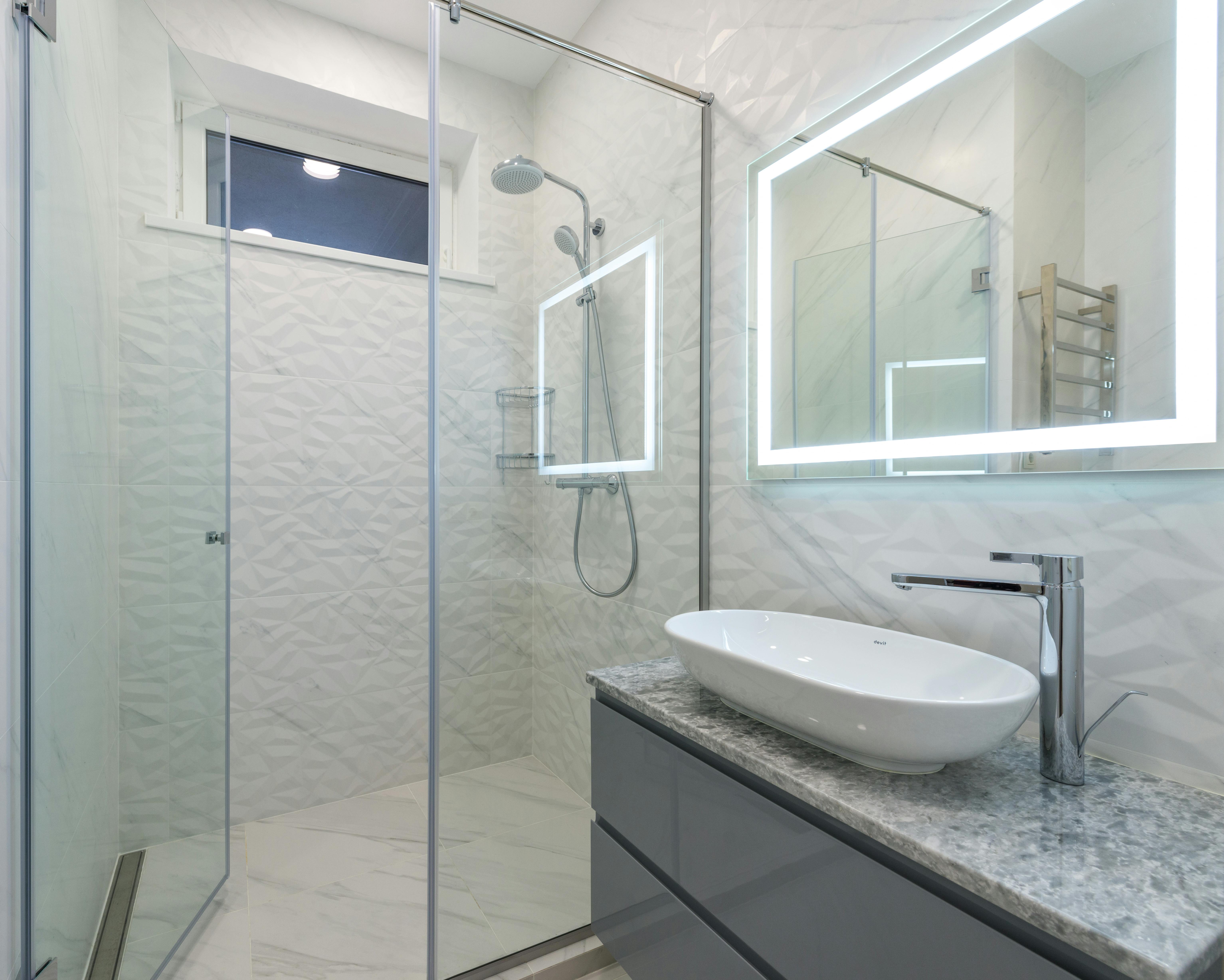 Duschkabine 90x90 Komplett für Renovierung &amp; Neubau