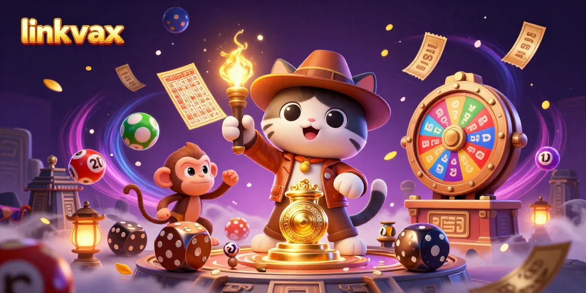 Engage with the vibrant atmosphere of link vmax as an archaeologist cat discovers casino treasures.