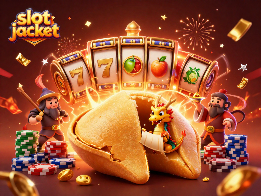 Win incredible slot jackpots with this vibrant 3D illustration featuring dynamic casino elements.