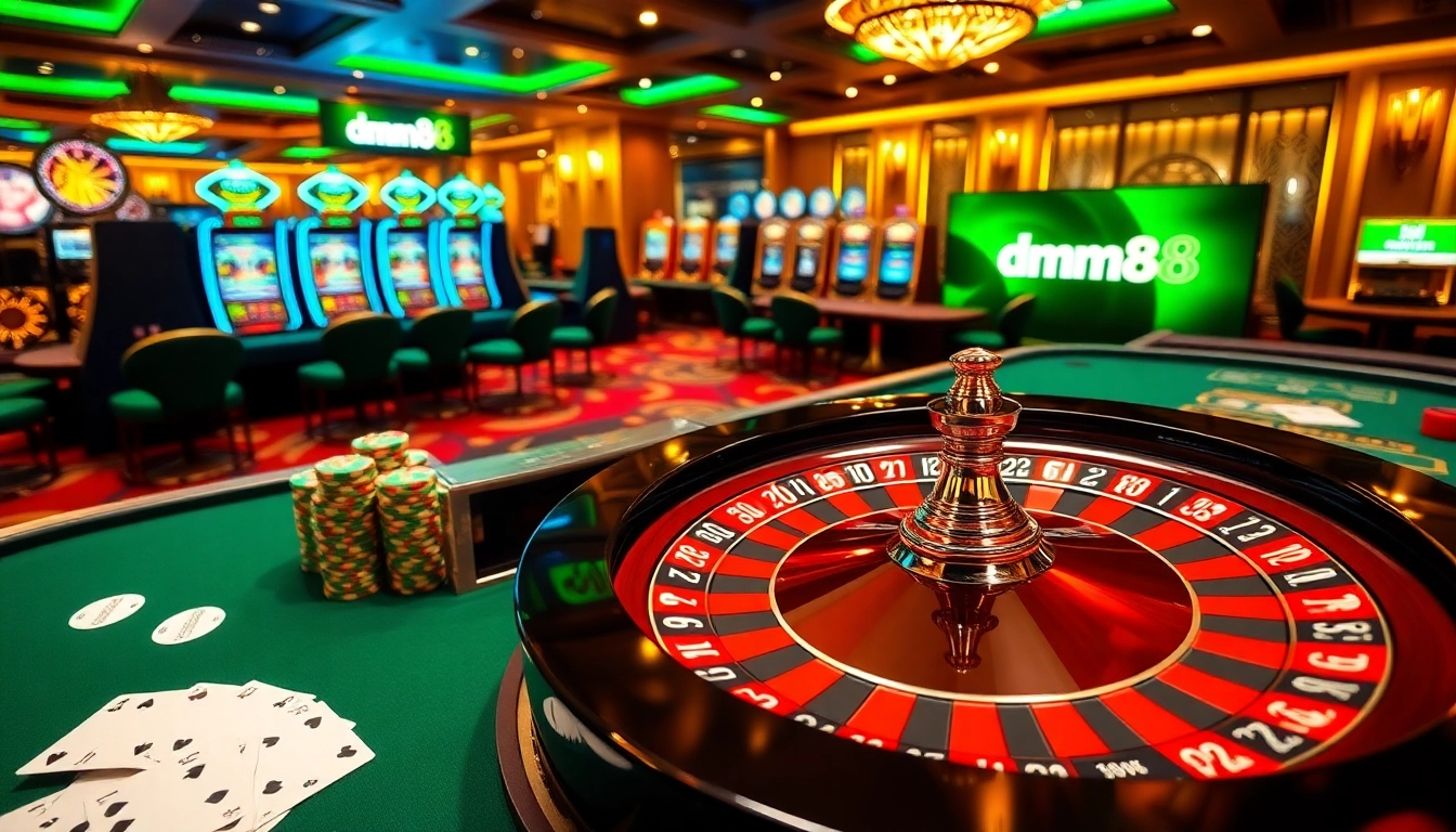 Experience thrilling moments at mm88 with vibrant casino tables and engaging gaming interfaces.