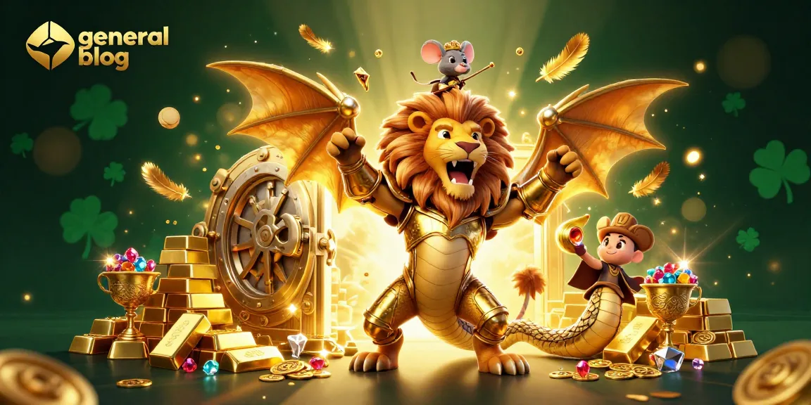Experience thrilling wins at the general blog casino with a vibrant 3D triumph scene of treasure and excitement!