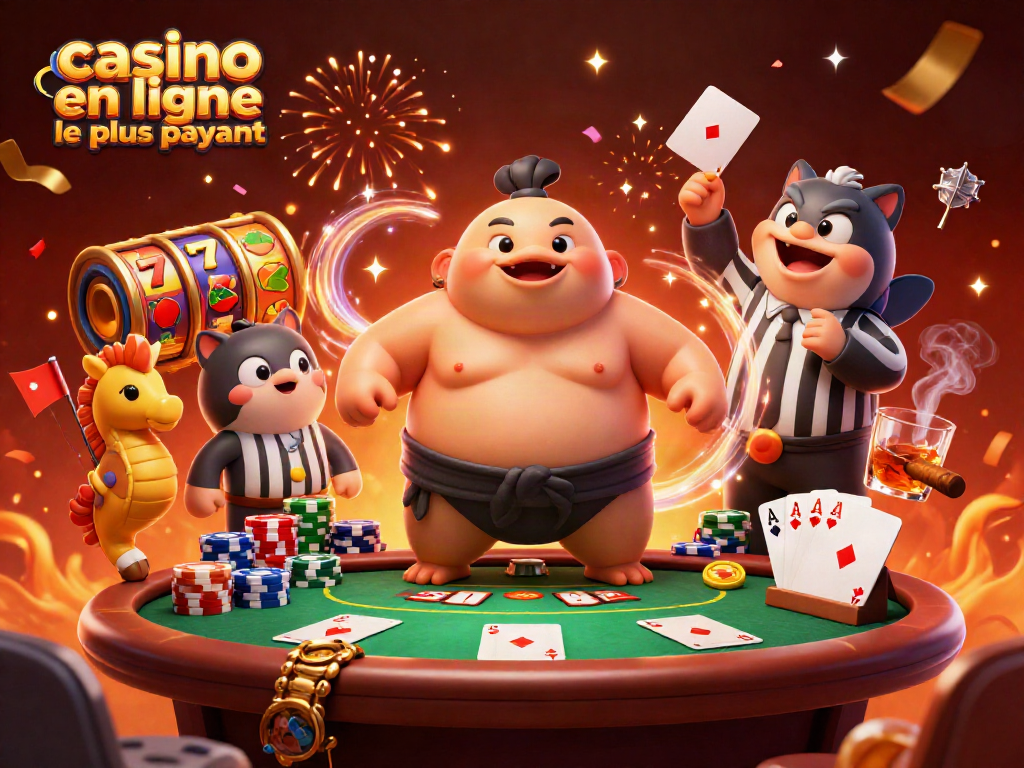 Jouez au casino en ligne le plus payant avec des appareils à sous et des cartes à jouer dans une ambiance festive