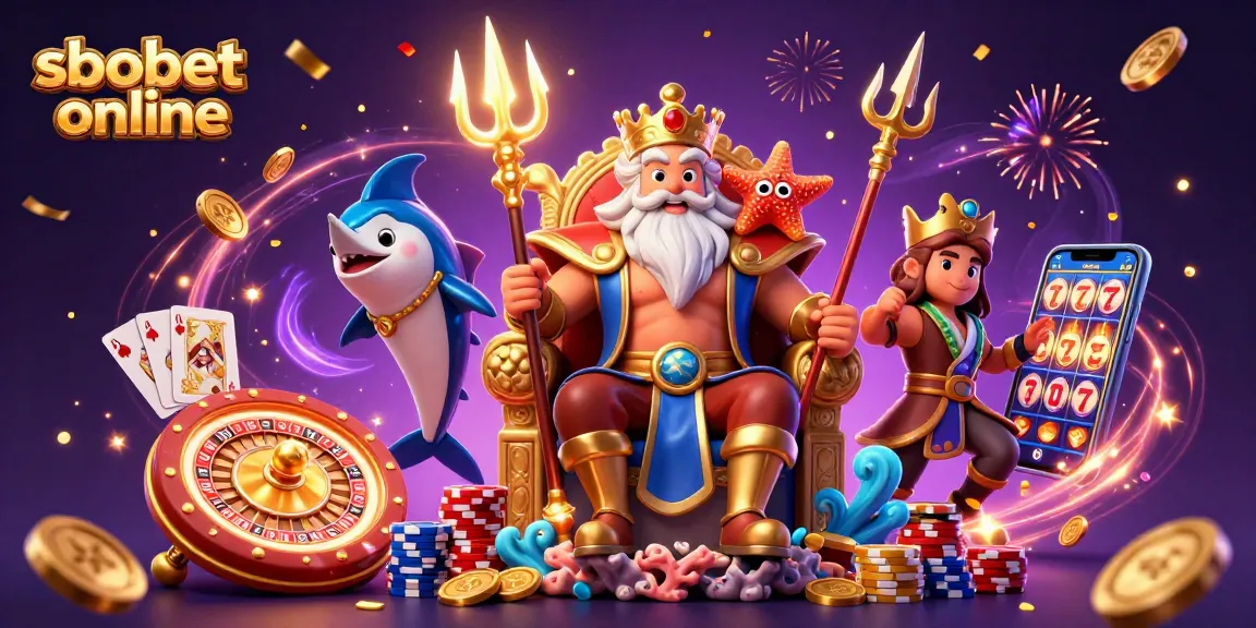 Engage with sbobet online through thrilling bets, showcasing vibrant casino elements in an enchanting scene.