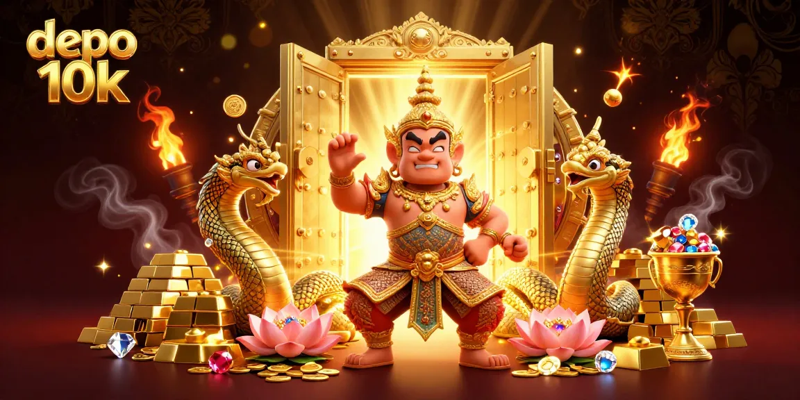 Menangkan hadiah di depo 10k saat bermain di kasino online dengan penjaga kuil dan harta berkilau.