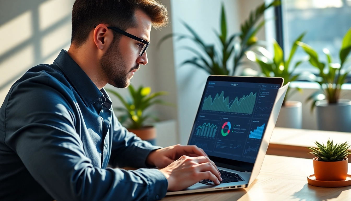 Maximize your online presence with the best seo services offered in a modern office setting.