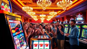 Menangkan jackpot di slot gacor hari ini dengan suasana kasino yang penuh energi.