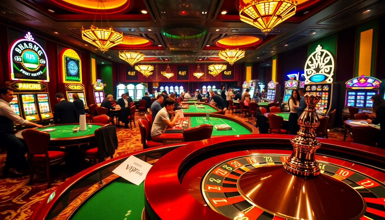 Experience the thrill of hi88vip6 with players celebrating at a vibrant casino table.