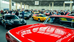 Explore the thrilling displays at the Auto Cars Show featuring stunning vehicles and enthusiastic crowds.
