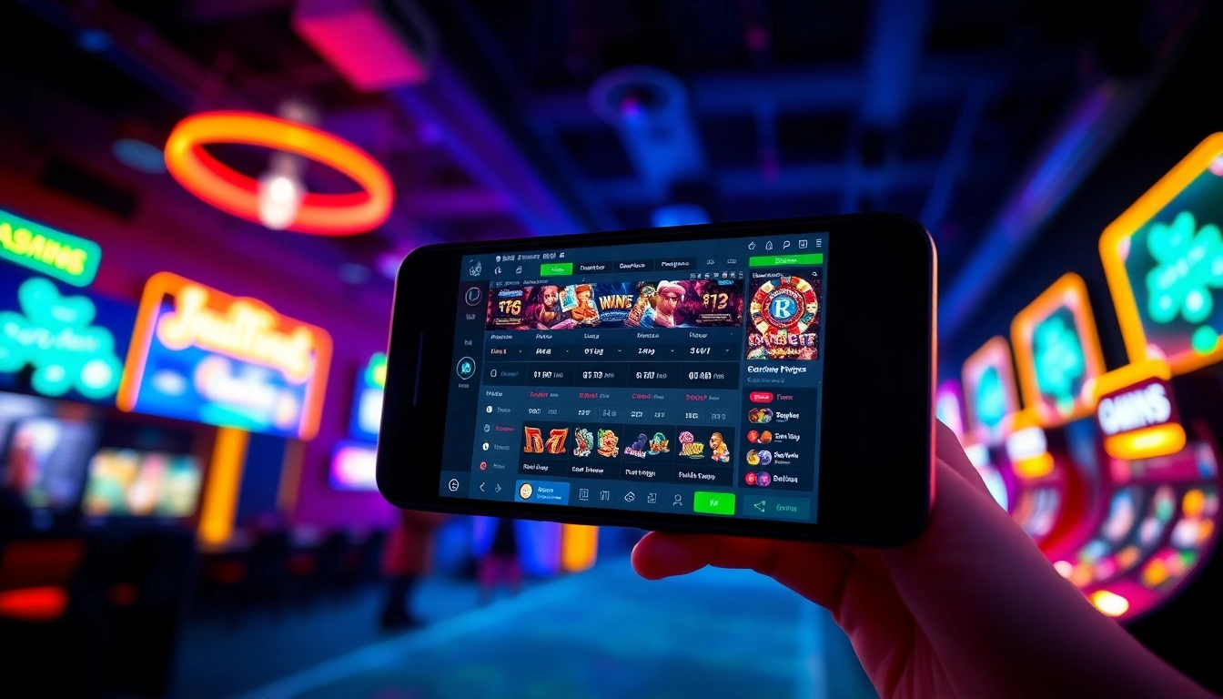 Experience the excitement of online betting at https://xx88.pizza/ with a sleek smartphone interface showcasing vibrant gaming graphics.