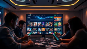 Interactive gaming experience at https://xx88.pizza/, showcasing a diverse group enjoying online games.