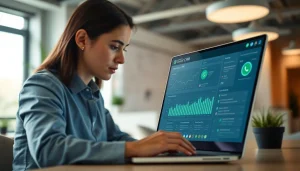 Optimize communication with WhatsApp Smart CRM through detailed analytics in a professional setting.