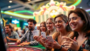 Experience thrilling online casinos in Canada through engaging gameplay and vibrant atmosphere.