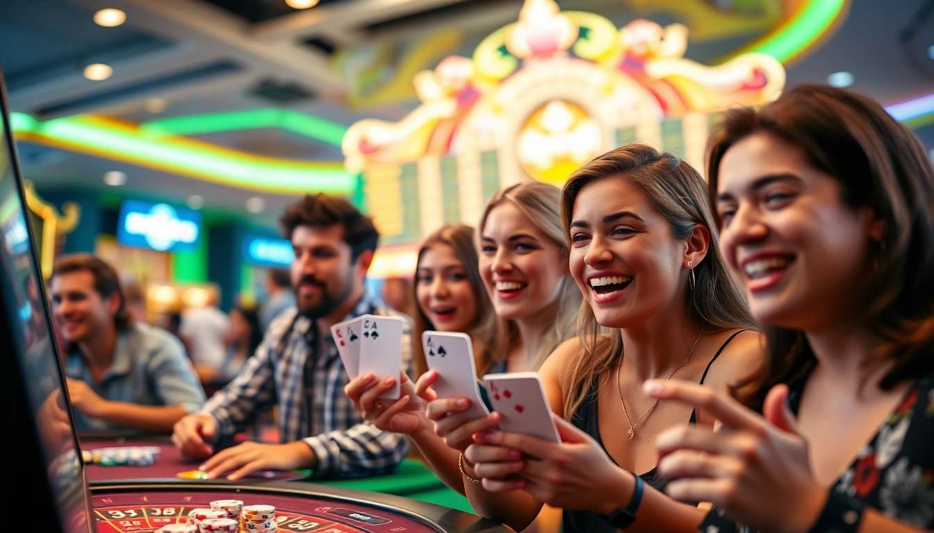Experience thrilling online casinos in Canada through engaging gameplay and vibrant atmosphere.
