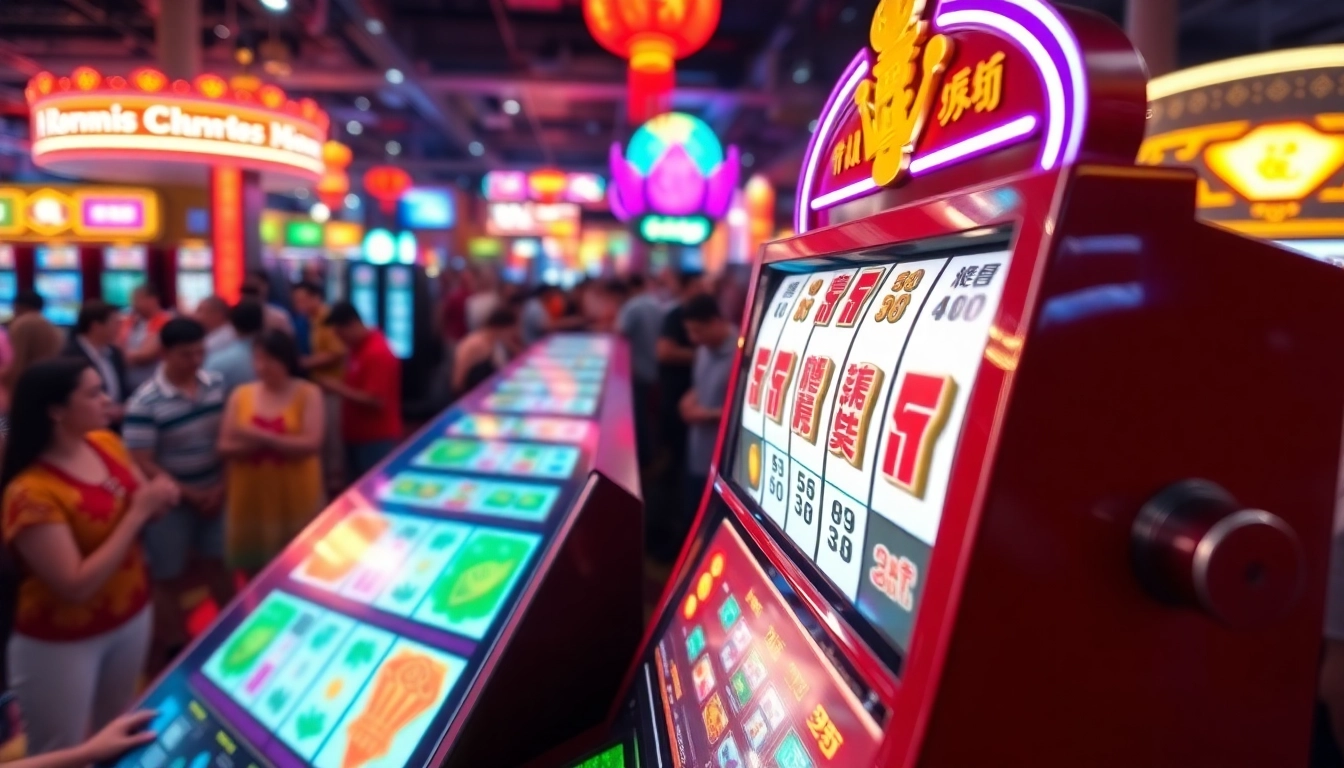 Memenangkan mahjong slot dengan simbol tradisional di mesin slot kasino.