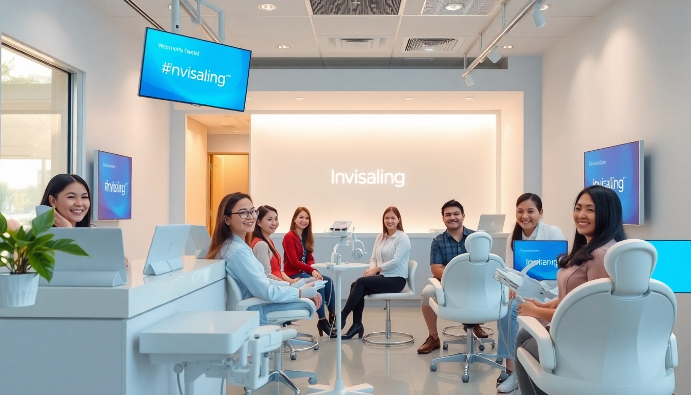 Find a trusted invisalign near me in setapak at this modern dental clinic with smiling patients.