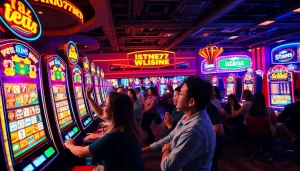 Permainan menarik pada istana777 bet dengan mesin slot berwarna-warni menyenangkan.