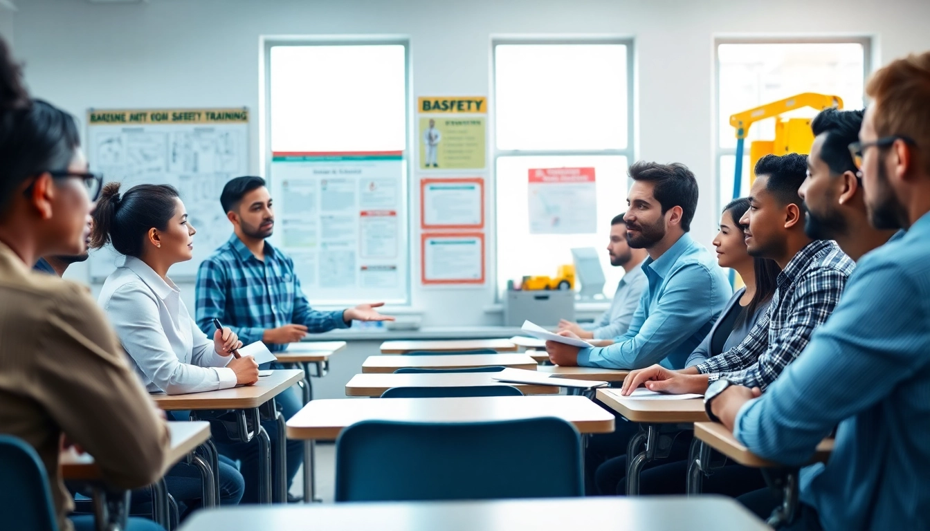 Engaged team members in OSHA training Carolinas focused on safety education.