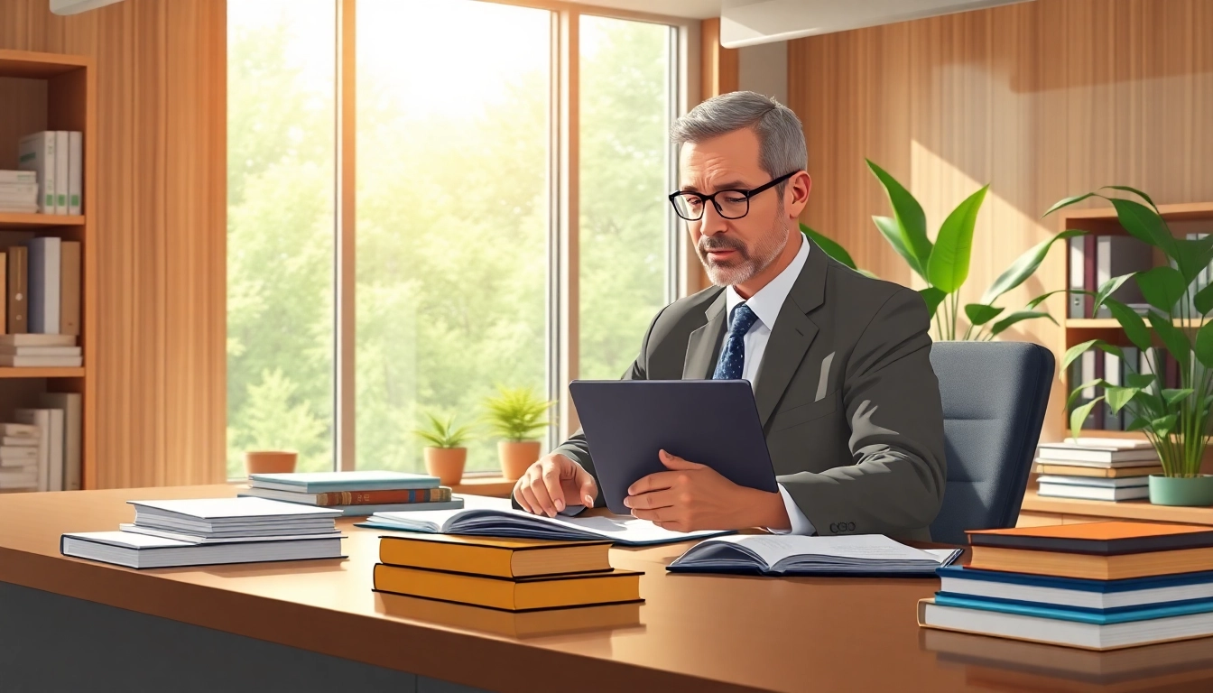 Legal consultation by an agriculture lawyer in an inviting office setting.