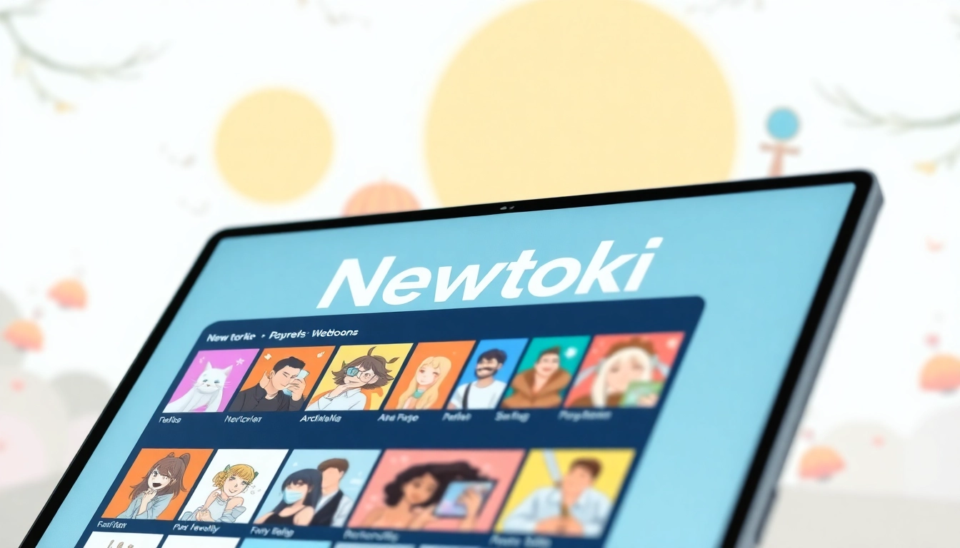 뉴토끼 웹사이트 콘텐츠를 탐색하며 즐기는 사용자의 모습