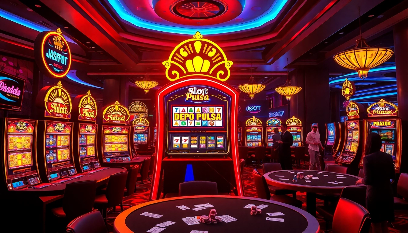 Rasakan sensasi slot depo pulsa saat para pemain menikmati mesin slot yang berwarna-warni dan kemenangan yang mendebarkan.