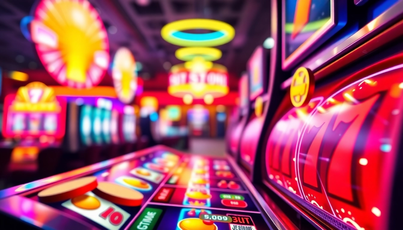 Menangkan slot deposit 1000 dengan antarmuka mesin slot digital penuh warna yang meriah.