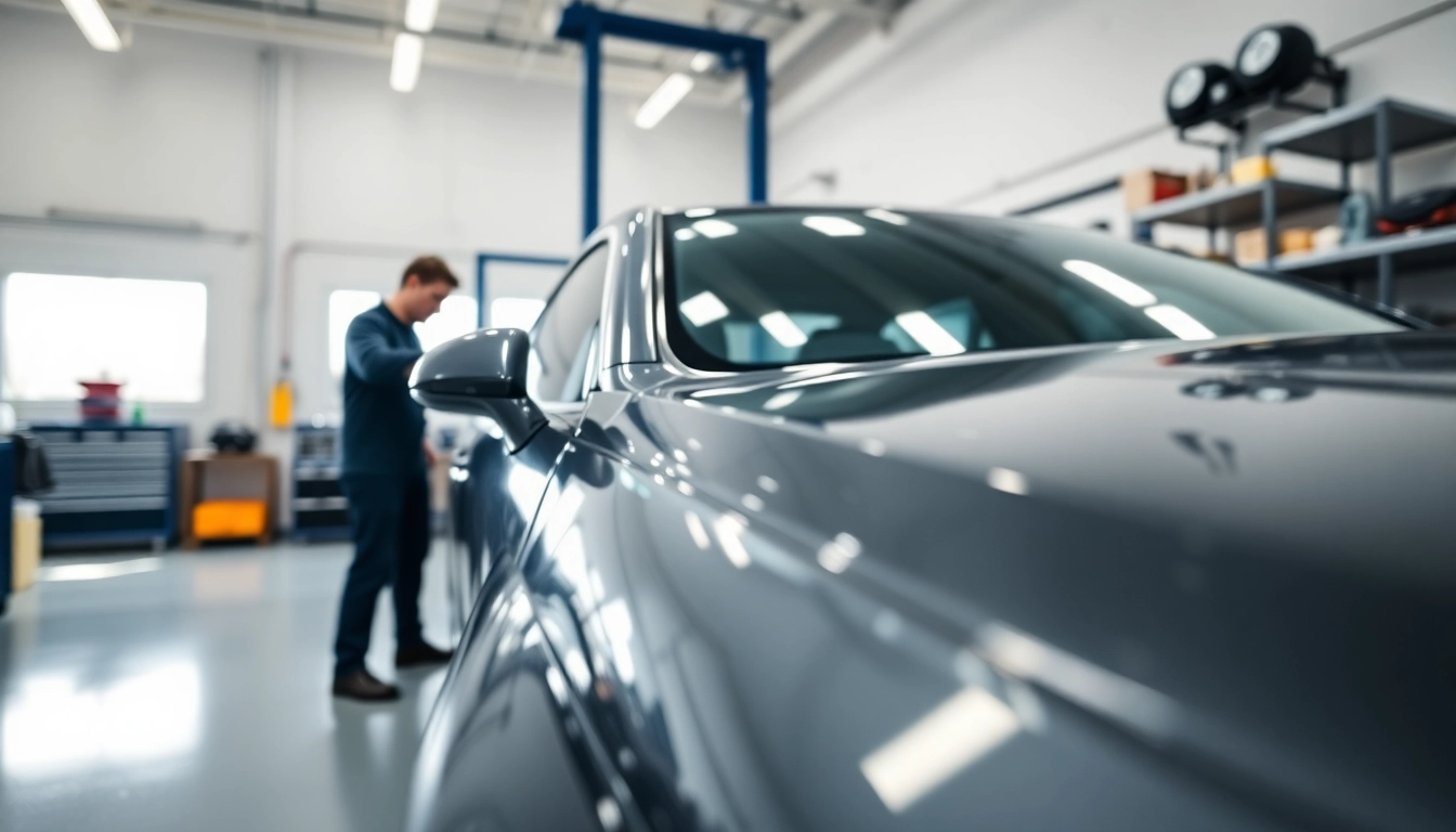 Enhance your vehicle's appearance with premier car detailing Chattanooga services in a professional setting.