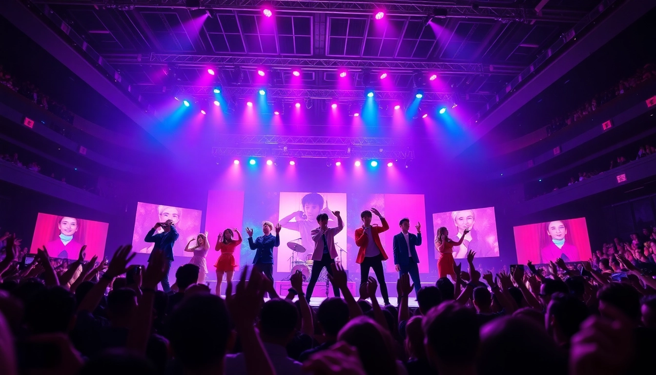 BTS news live performance capturing dynamic energy and excitement from the concert.