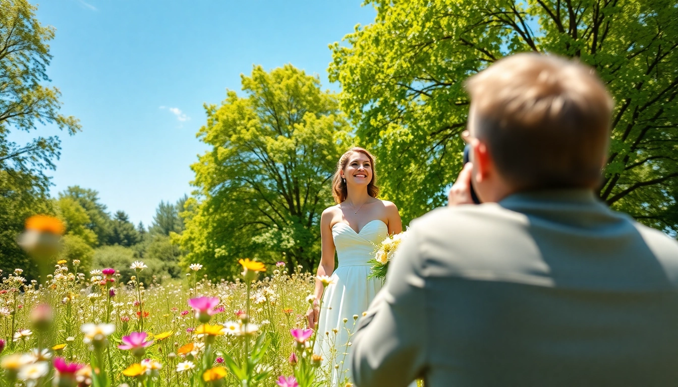 Capture an enchanting moment in light & airy photography featuring a couple in a sunlit park.
